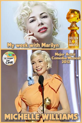 Michelle Williams / Mejor Actriz Comedia o Musical 2012 / Mi Semana con Marilyn