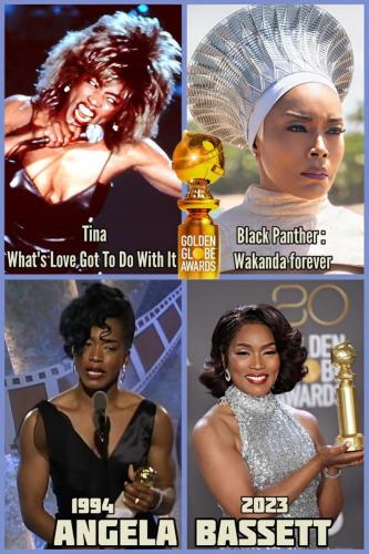 Angela Basset / Tina 1994 y Black Panther: Wakanda Forever 2023