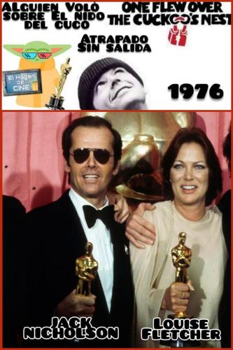 Jack Nicholson  Louise Fletcher / Alguien Voló Sobre el Nido del Cuco (1976)
