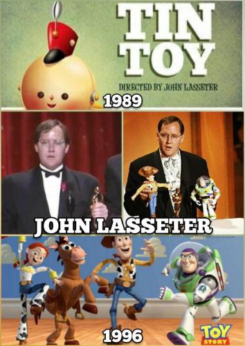 John Lasseter / Tin Toy (1989) - Toy Story (1996)